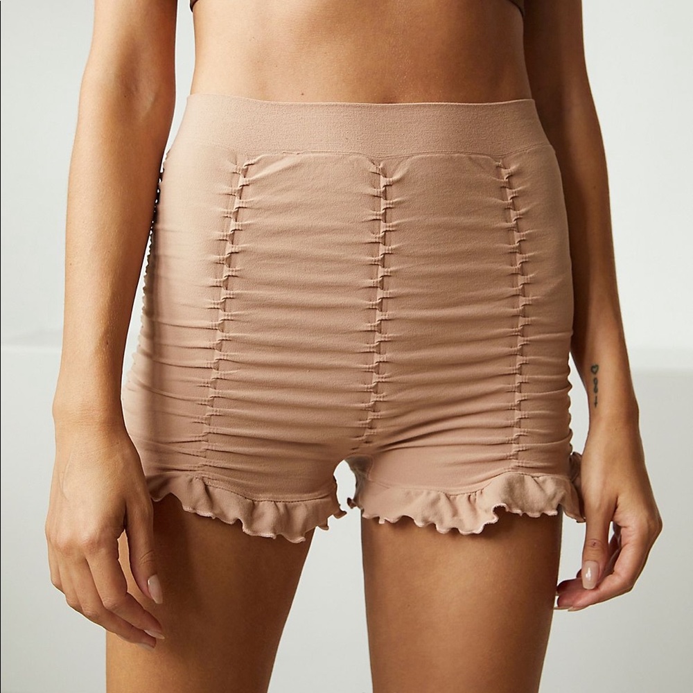 Free People Ruched Seamless Shorts
